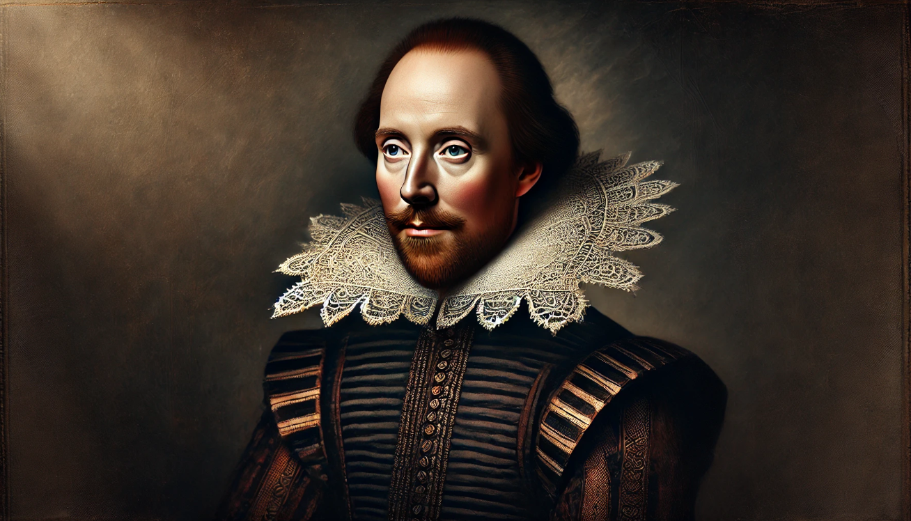 Elizabethan poet classic portrait