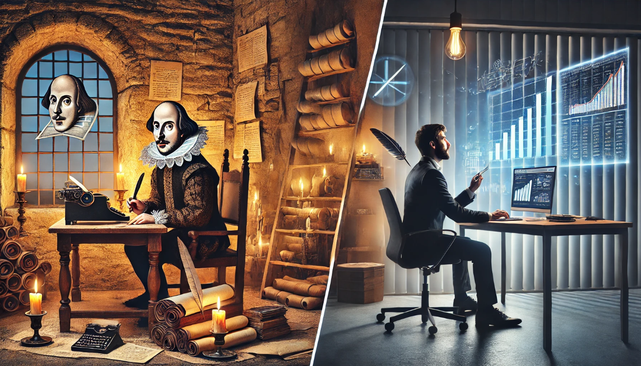 "Shakespeare versus modern analyst"
