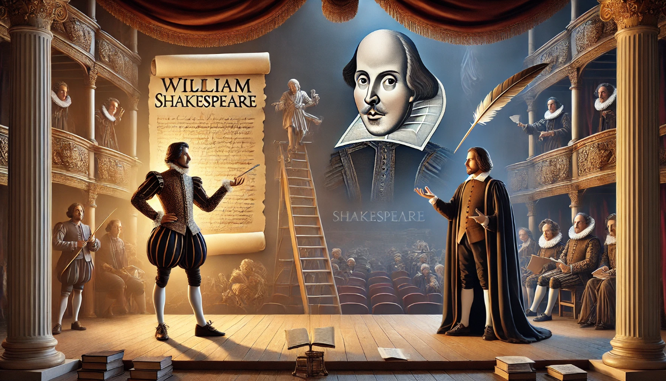 Shakespearean theatre stage performance 