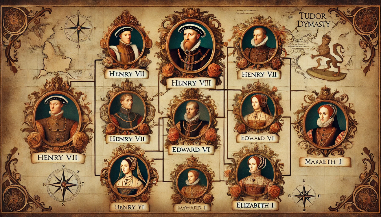 "Tudor dynasty family tree"