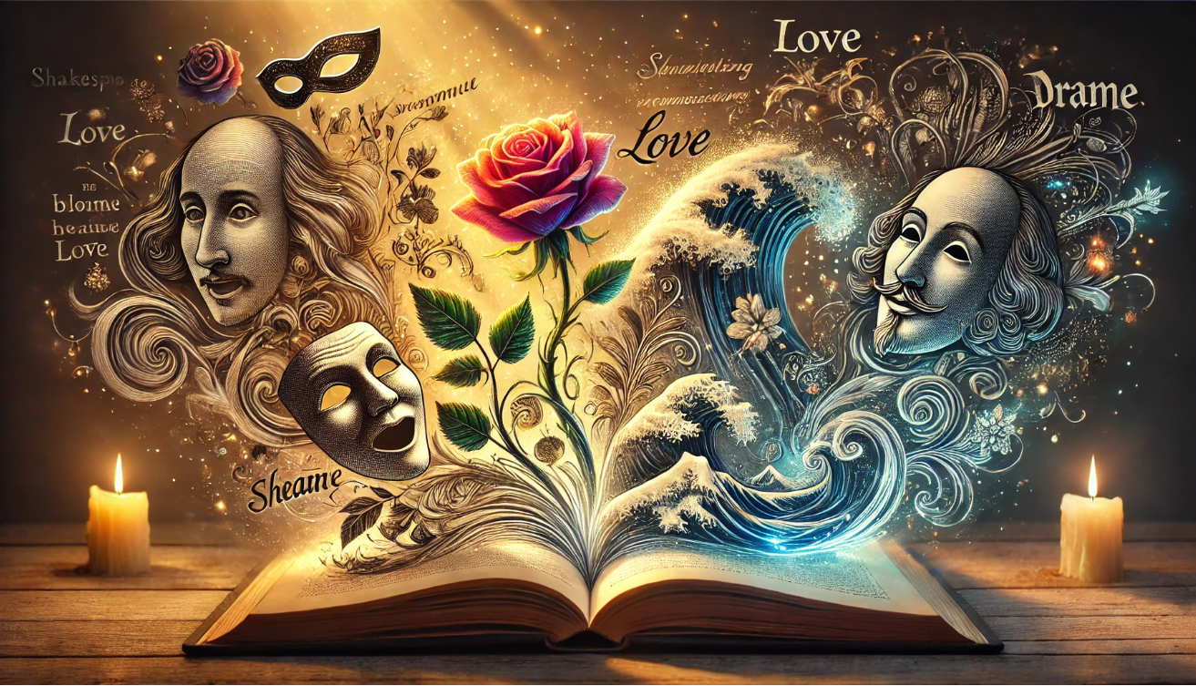 Magical Shakespeare book scene