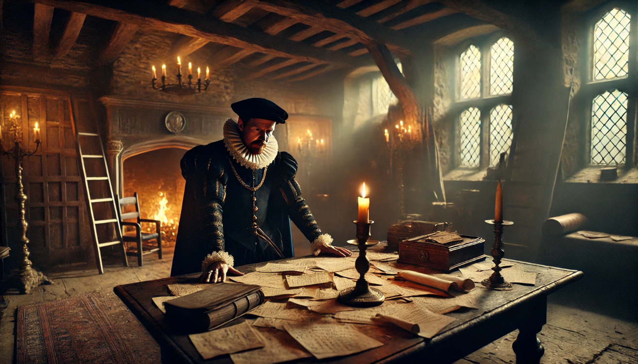 Elizabethan scholar writing room

