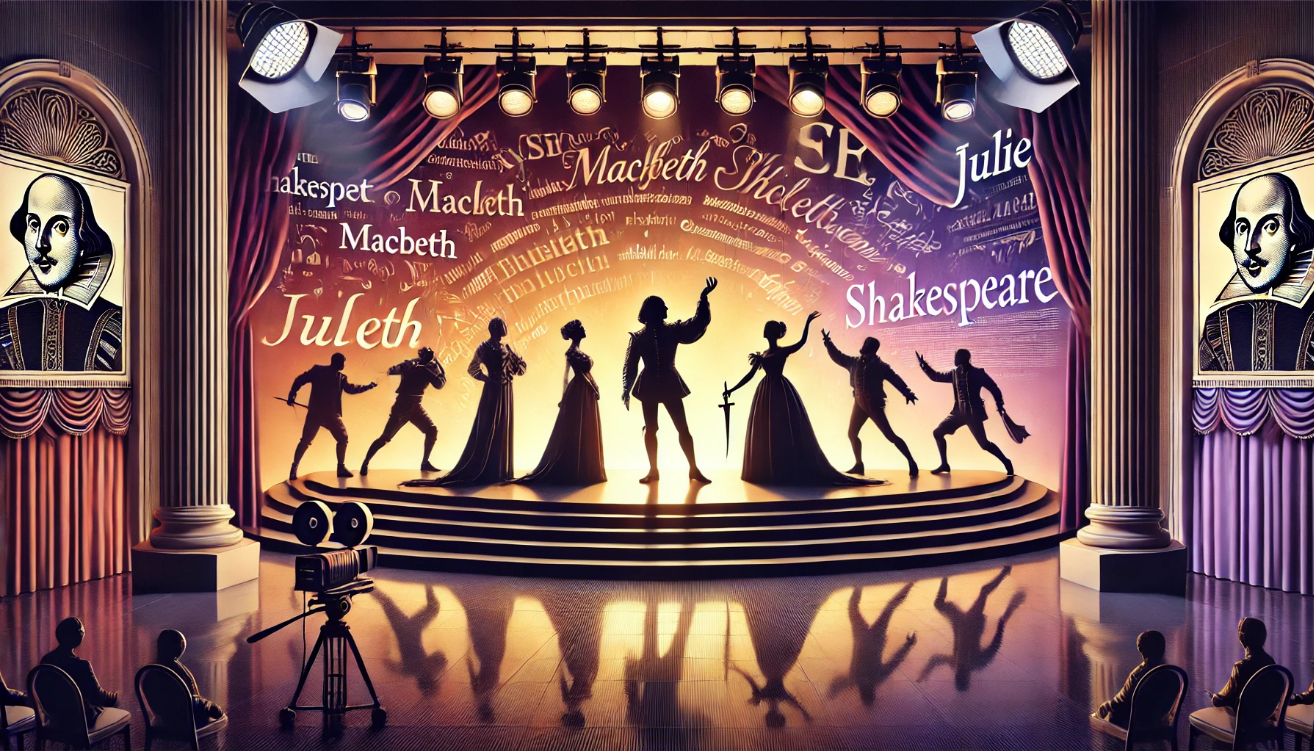 Shakespeare play stage performance