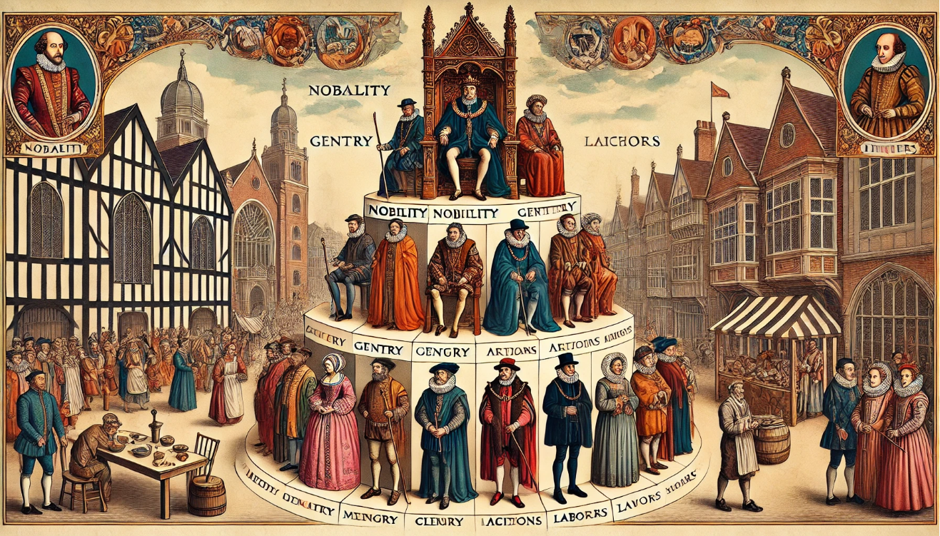 "Hierarchical society with nobility"