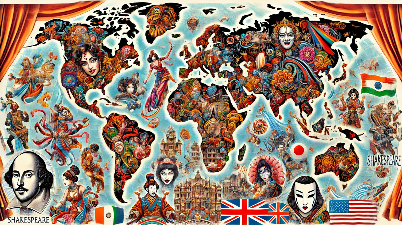 Global Shakespeare cultural collage

