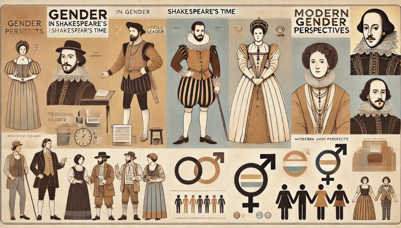 Gender evolution through time.