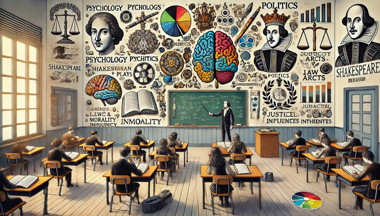 Shakespeare classroom lecture scene