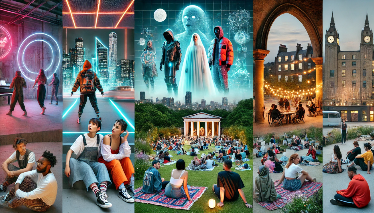 "Modern urban social scenes"