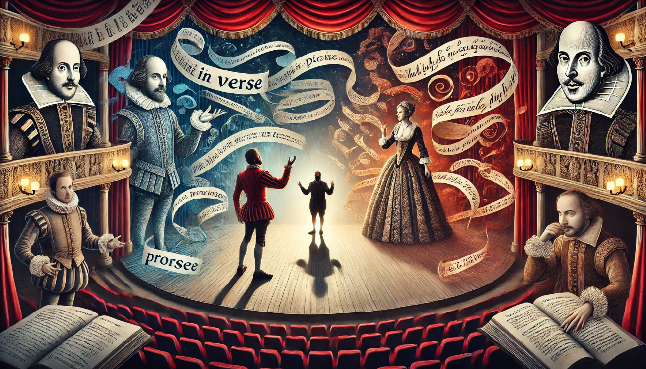 "Theatrical performance with scripts"