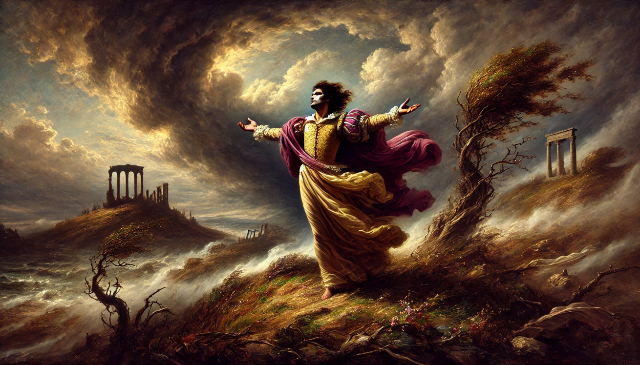 Romantic Shakespearean drama painting

