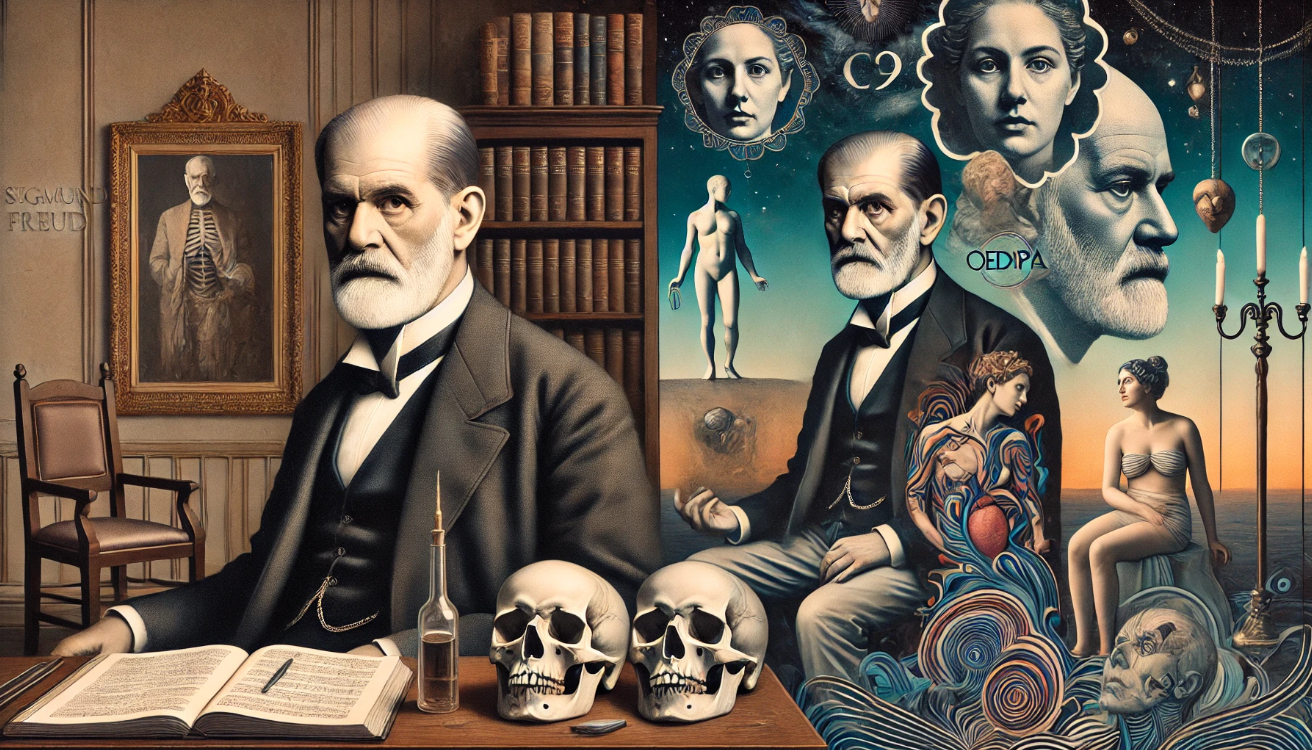 Freud analyzing Hamlet symbolism

