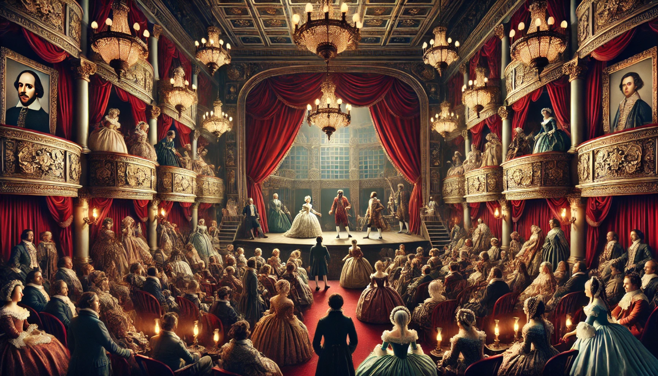 Victorian Shakespeare theater performance

