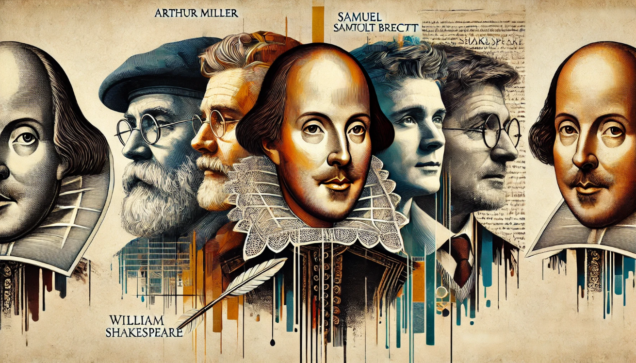 Shakespeare modern theatre collage

