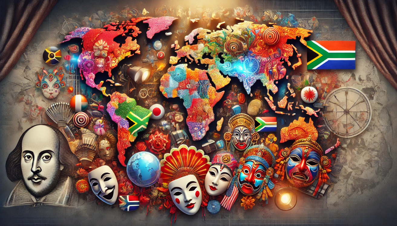 Global Shakespeare influence map

