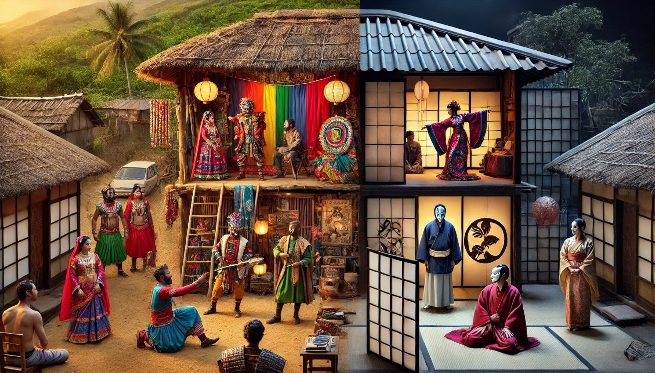 Indian and Japanese Shakespeare adaptations

