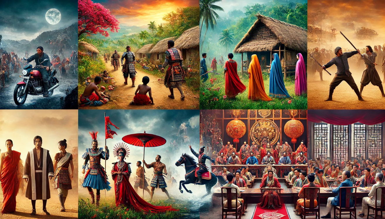 Global Shakespeare adaptations collage

