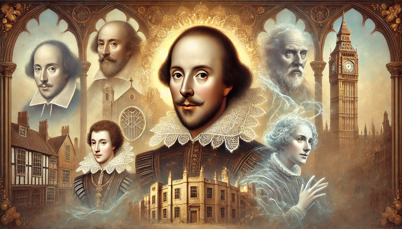Shakespeare with ghostly characters

