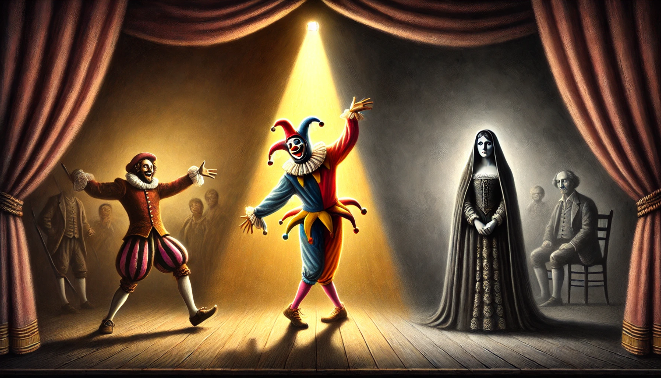 "Comedy and tragedy merged"

