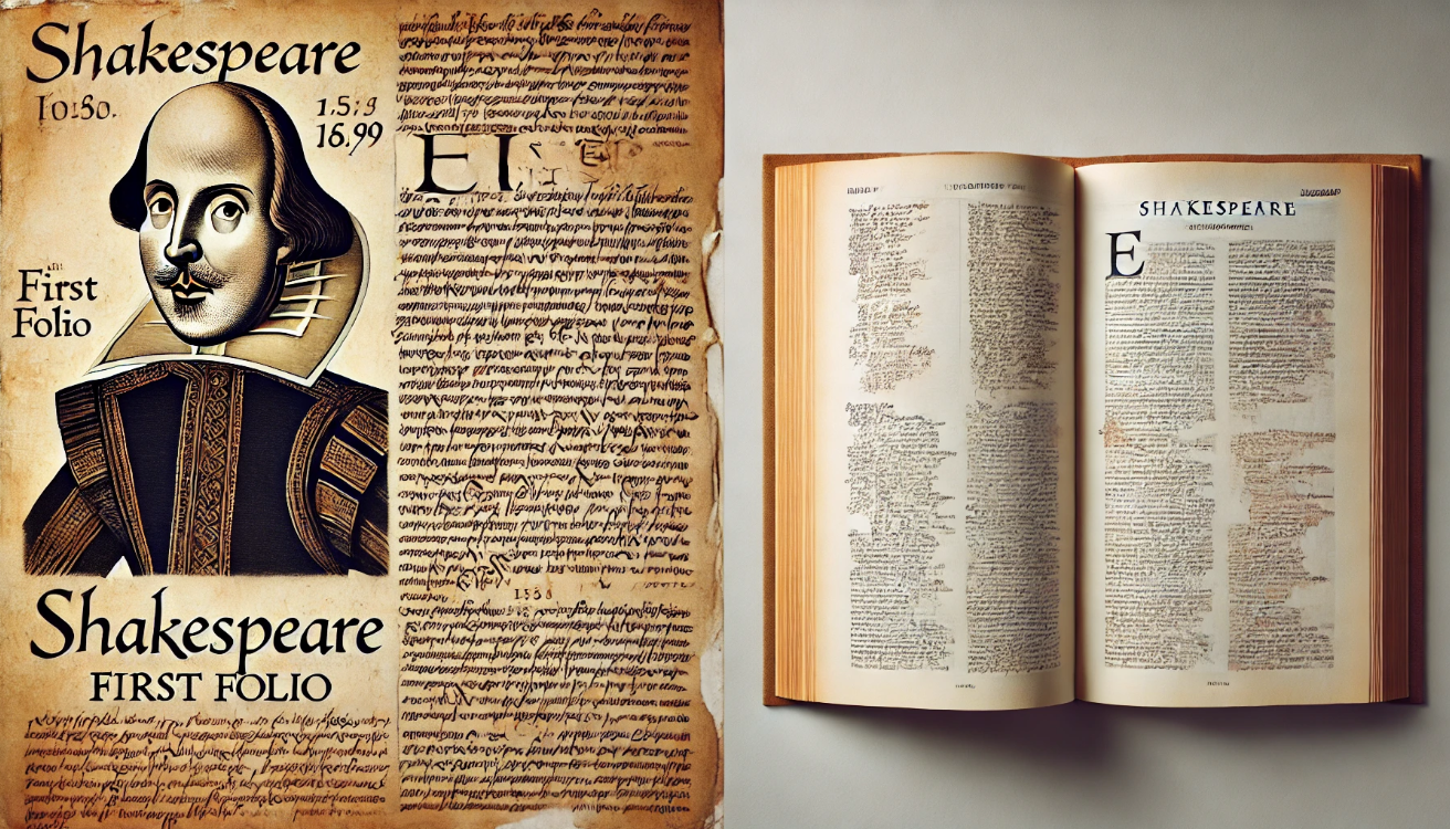 "First Folio vs Modern"

