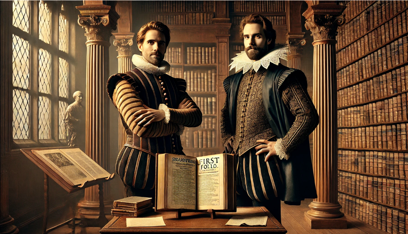 "Heminge and Condell portrait"


