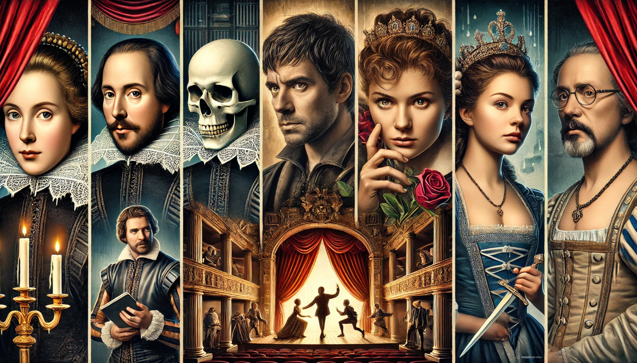 "Shakespeare character emotion collage" 