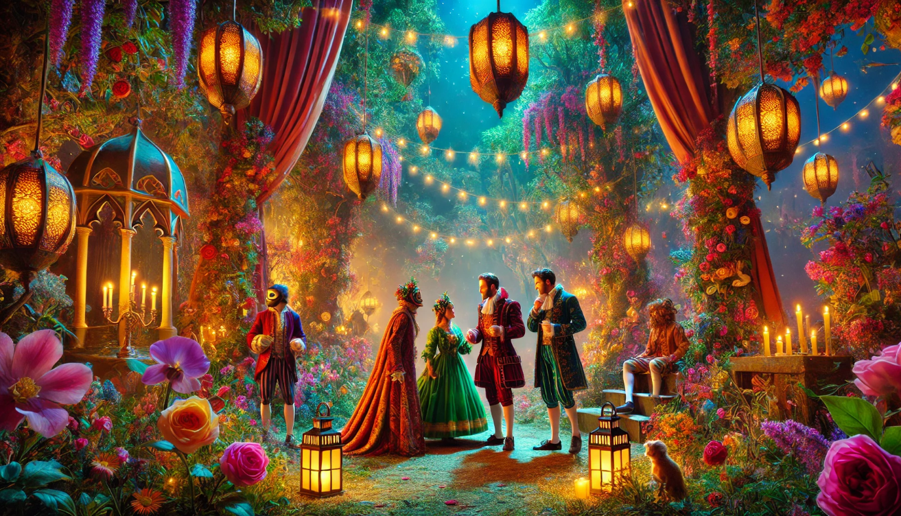 "Twelfth Night festive forest"

