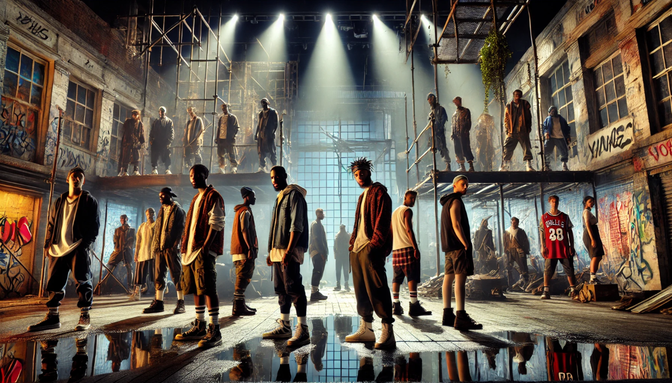 Modern Tempest stage production

