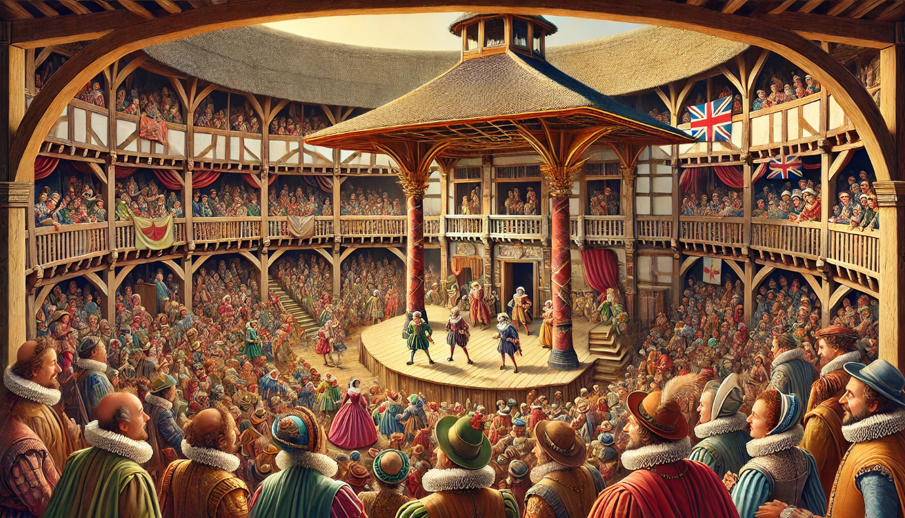 Renaissance Globe Theatre performance

