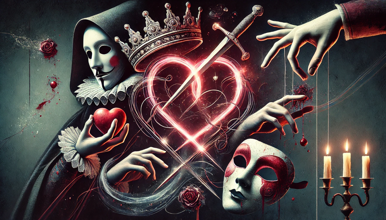 Shakespearean themes abstract illustration

