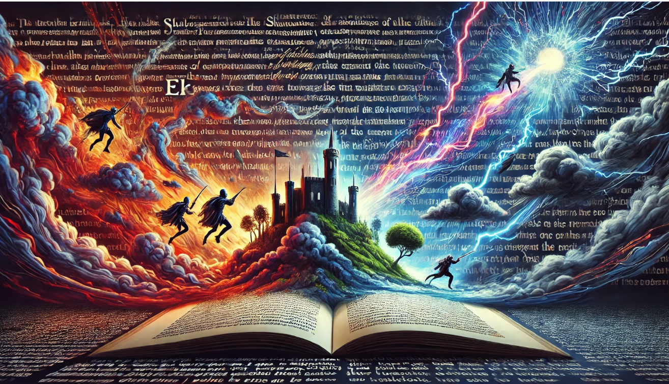 Shakespeare’s words become worlds.

