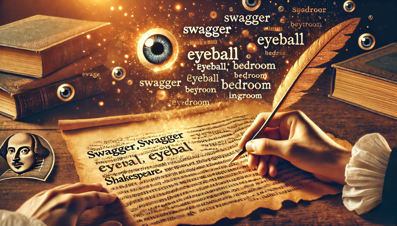 Quill births Shakespearean words.

