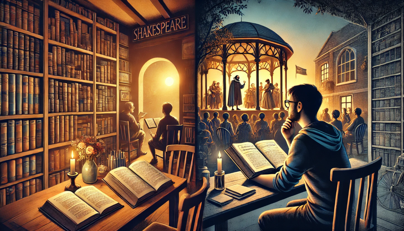 Reading and performing Shakespeare today. 