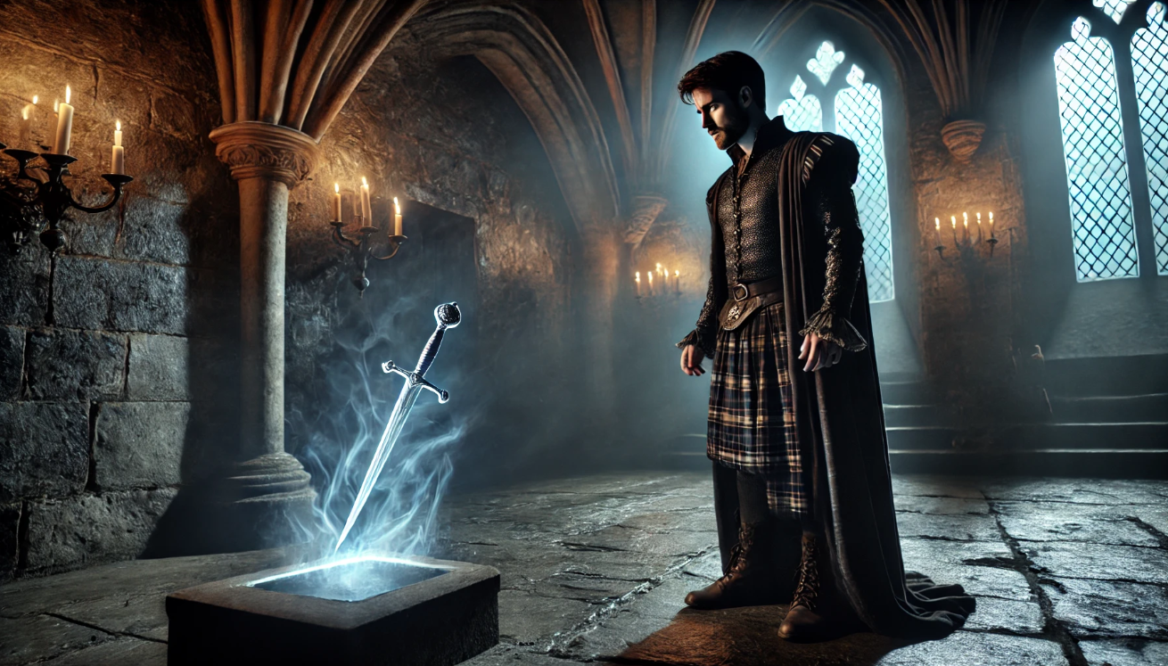 Macbeth sees floating dagger 