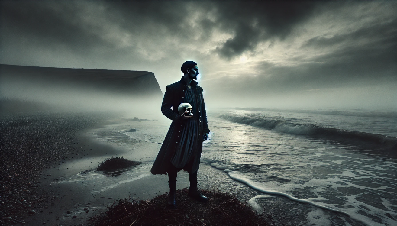 Dramatic Hamlet-inspired scene

