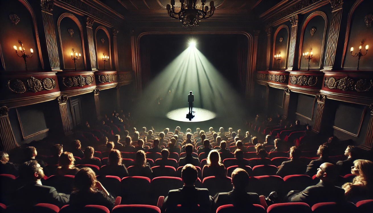  Emotive theater soliloquy scene
