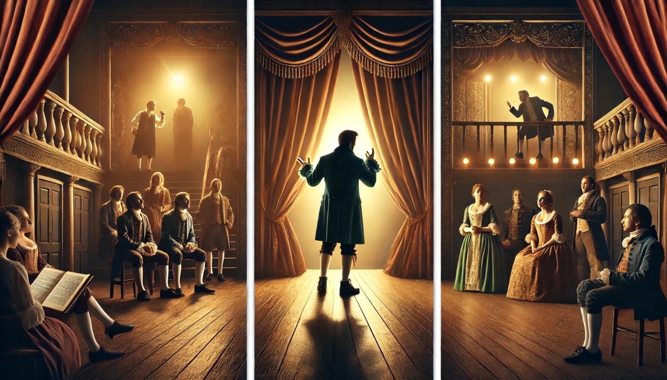  Soliloquy, monologue, aside, stage.