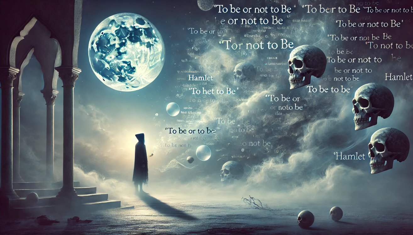  Ghostly Hamlet soliloquy scene