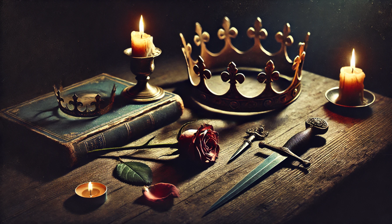 Symbolic still life inspired by Hamlet’s soliloquies