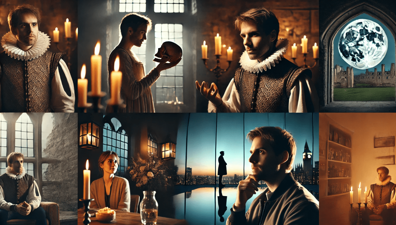 A dramatic collage of three emotionally introspective scenes