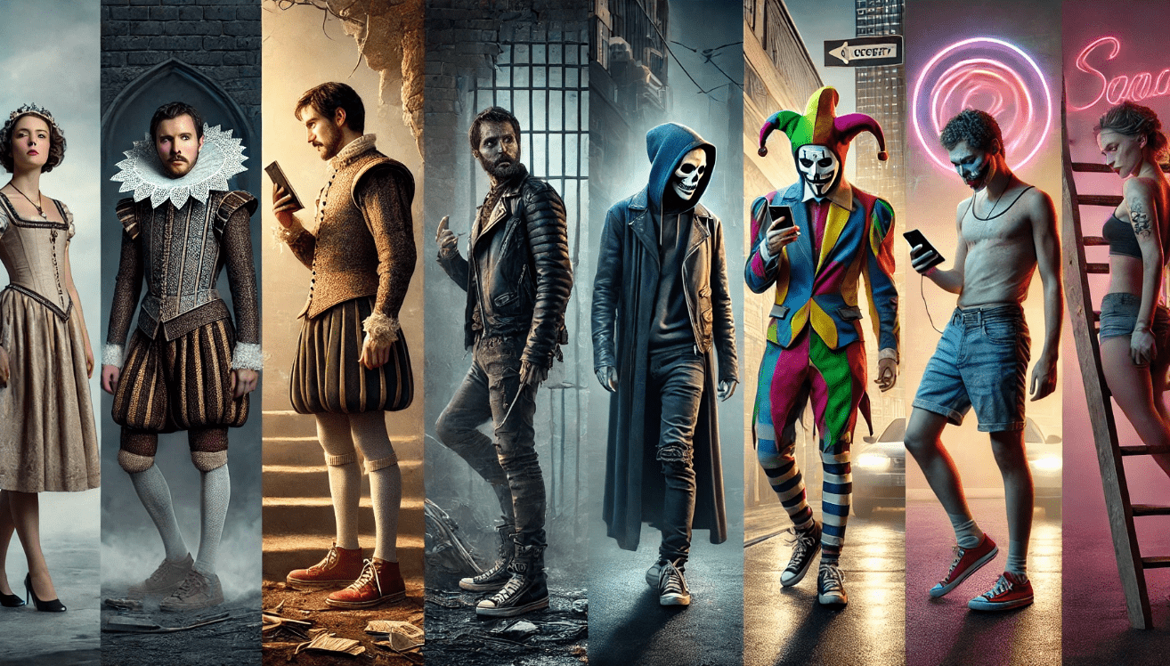 Shakespearean archetypes becoming modern