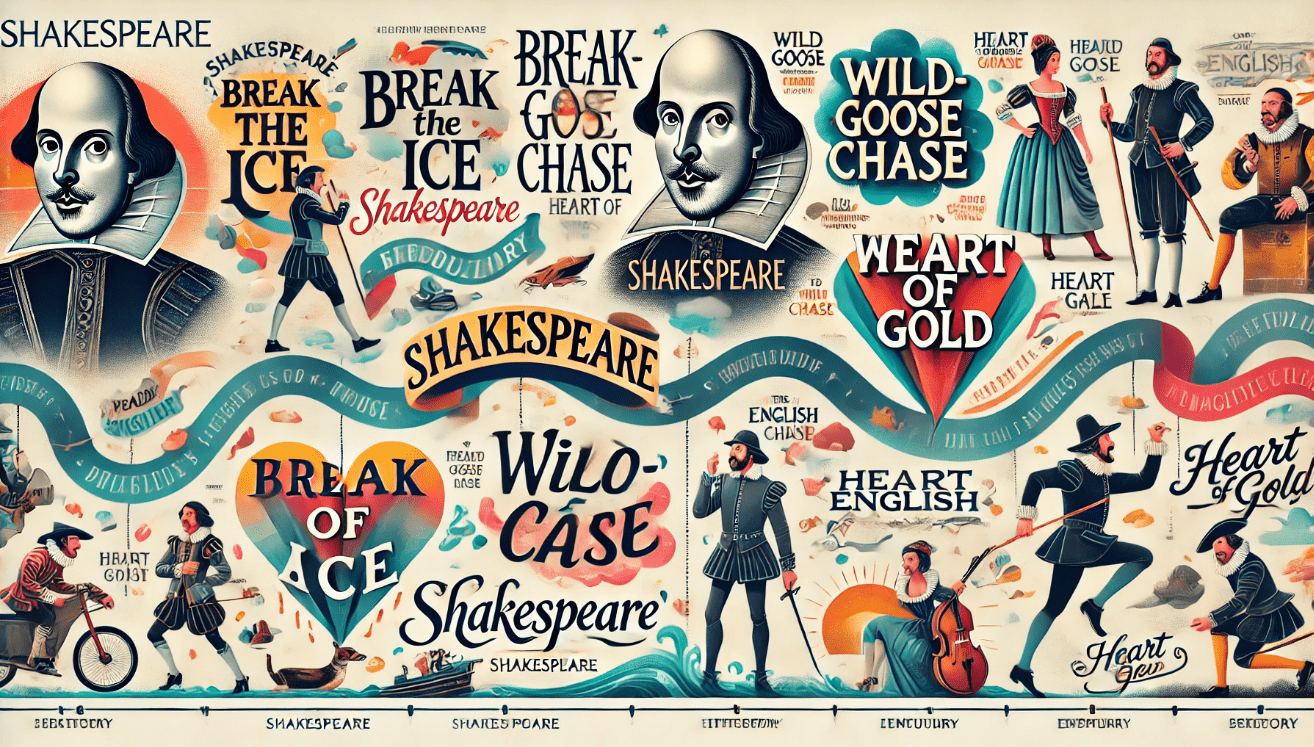 Shakespeare language evolution timeline