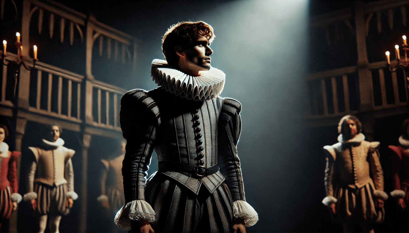 Actor spotlight stage soliloquy 