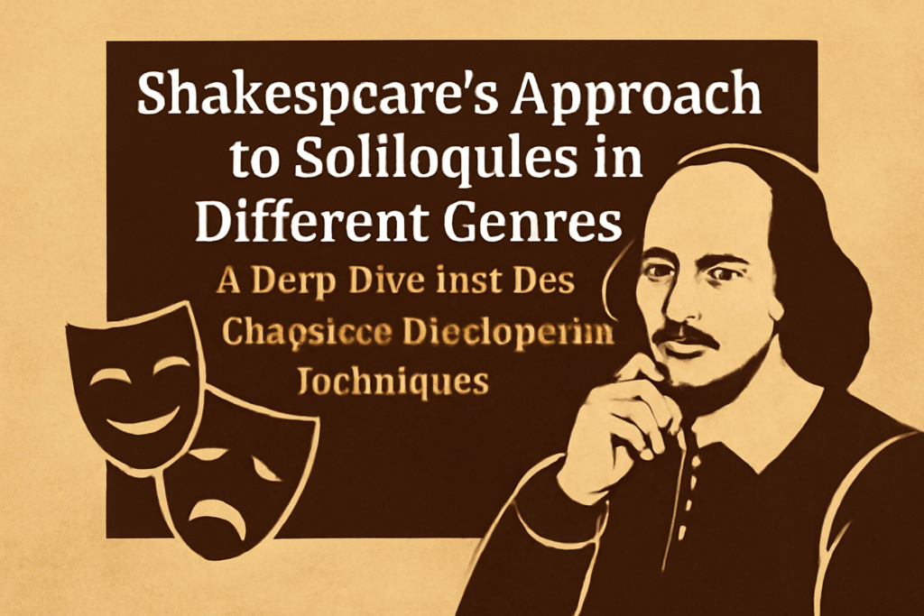 Shakespeare’s approach to soliloquies in different genres