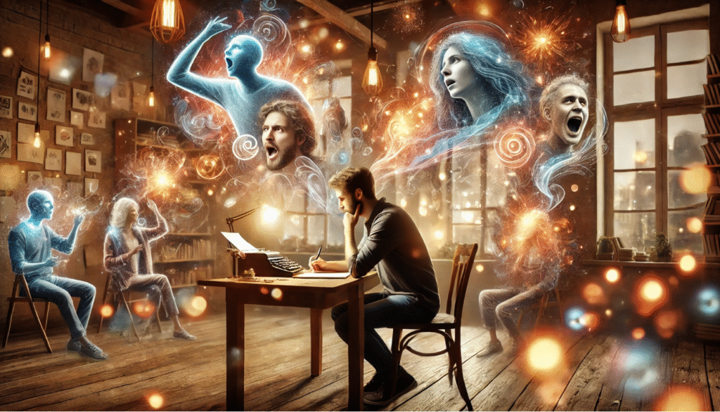 Character dynamics and soliloquies