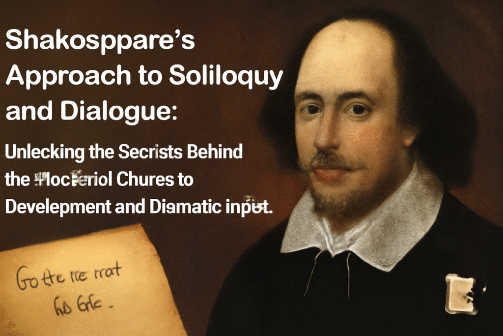 Shakespeare’s Approach to Soliloquy and Dialogue: Unlocking the Secrets Behind His Masterful Character Development and Dramatic Impact