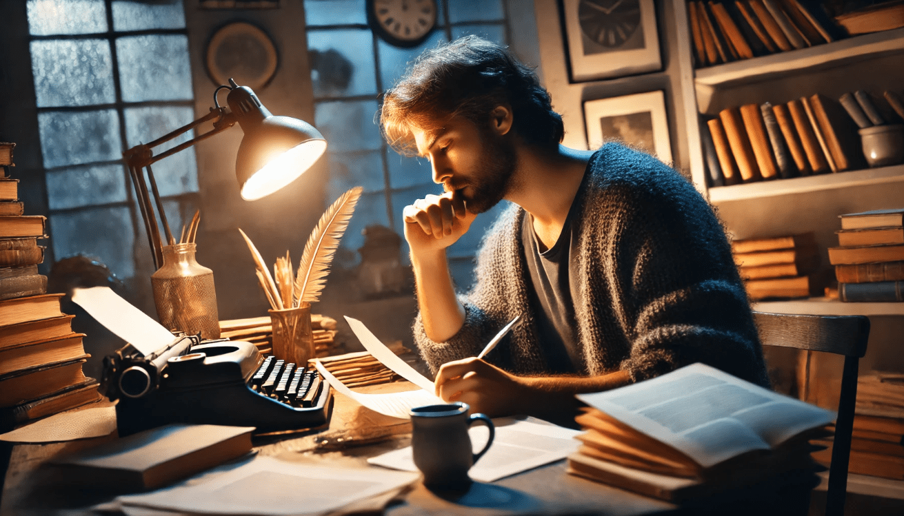 Writing a soliloquy to enhance storytelling and dramatic contrast.