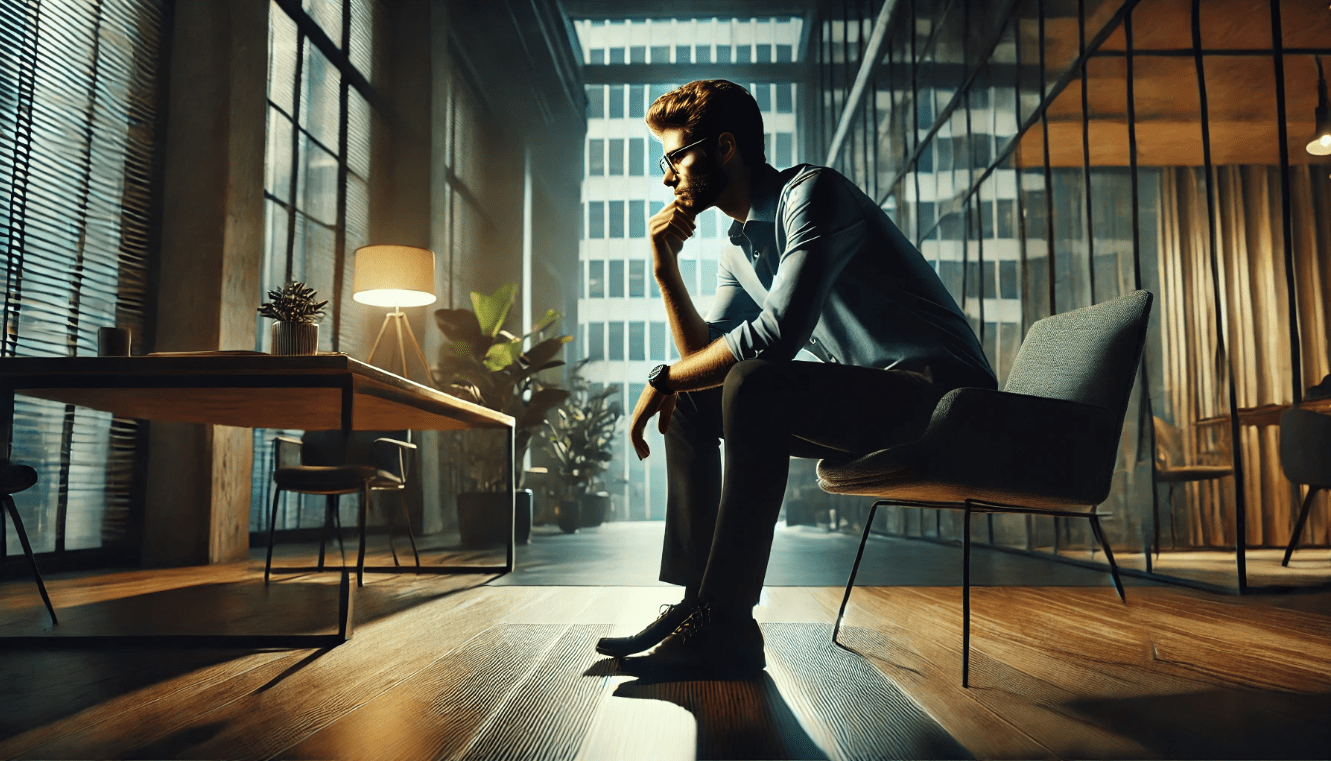 Modern anti-hero character delivering a soliloquy in a cinematic scene, showcasing the legacy of Shakespeare’s narrative techniques.