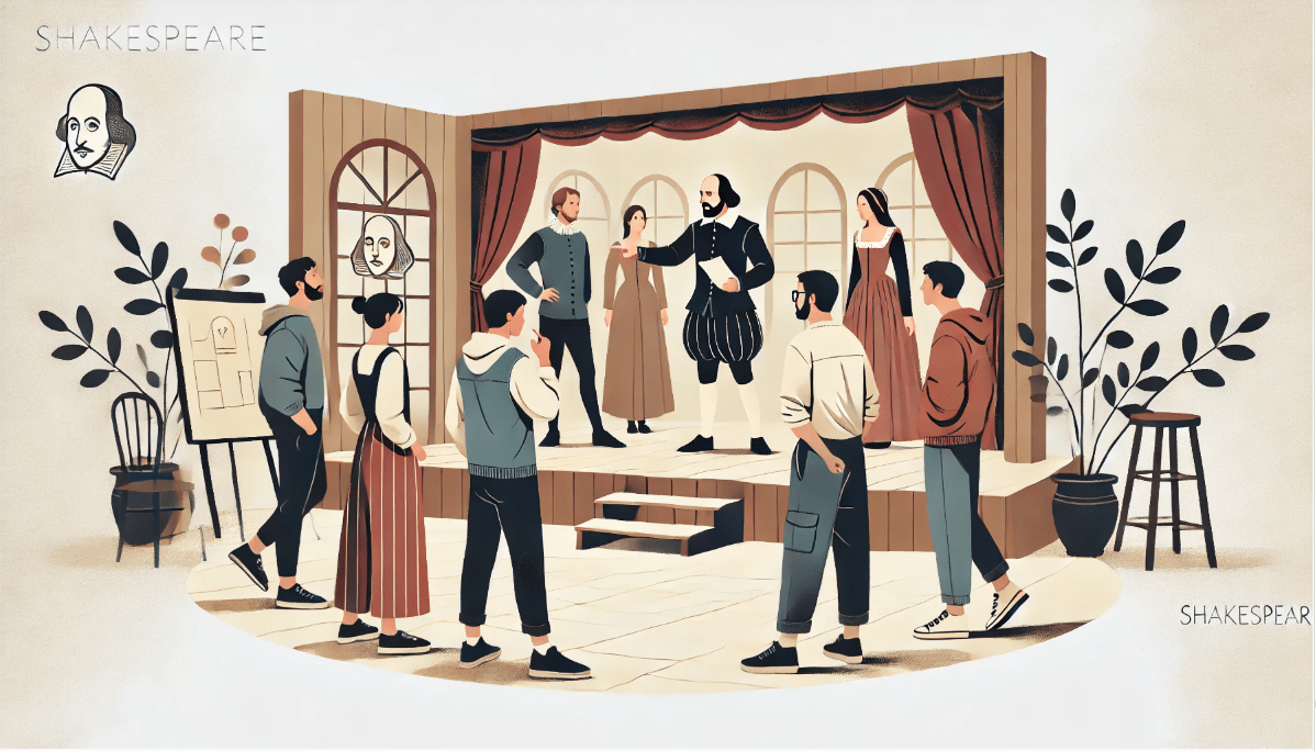 Theatre professionals using Shakespeare’s influence in rehearsal for modern performances