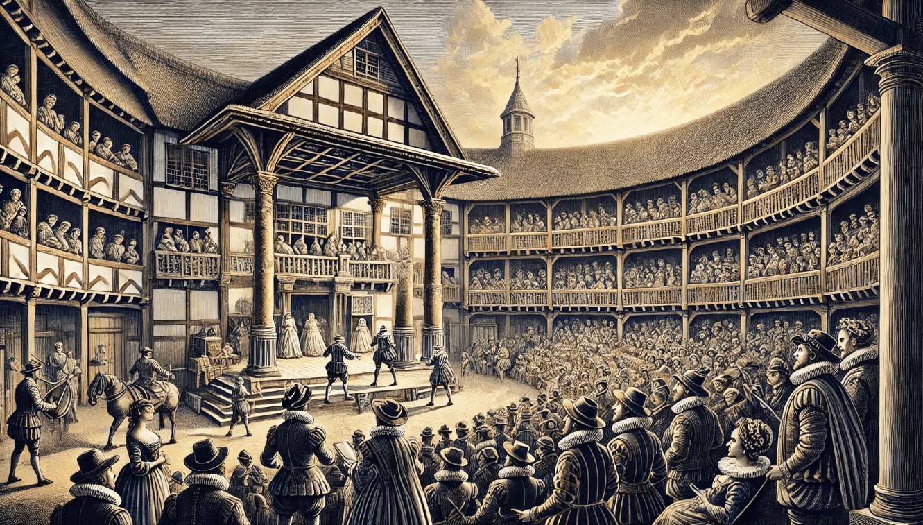 Globe Theatre showcasing Shakespeare’s impact on the birth of modern theatre traditions.