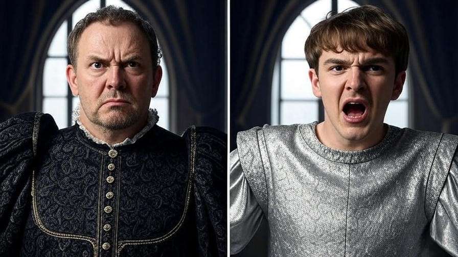 Contrast of Petruchio and Romeo as Shakespearean romantic heroes in theatrical setting